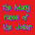 six Joker-themed images with text labels, featuring different actors and animated styles on a red background
