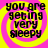 Four identical display black text on a yellow and pink spiral background with no visible animation changes