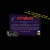 Pixelated dark purple rectangular object with red top section, green curved element on right, and small white and gray shapes on left and right edges.