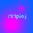 A four- of pixelated text 'i:li:li:pioj' on a blue-to-pink gradient background with shifting pink circular highlights