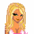 Pixel art of two figures in pink pajamas with X patterns, one holding a baseball bat; text reads 'OINK OINK' below them.
