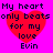 A static image with four identical pixelated red hearts on a bright pink background, each containing text.