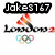 Six variations of a London 2012 Olympic Games-themed icon with changing text overlays over the same base design.