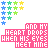 Pixelated icon with pink text reading 'AND HIS HEART DROPS WHEN HIS EYES MEET MINE' over a white background, surrounded by colored star clusters.