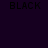 Four identical pixelated 'BLACK' text elements arranged in a on a solid dark purple background