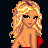 Pixel art of a blonde woman in three poses wearing red bikini tops and blue denim shorts with white fringes, with red text reading 'sexy' on a black background.