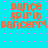 Cyan background with pink dots, orange text reading "dance spirit dancer! dancer!" in four identical quadrants.