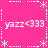 A static pink icon with white text and decorative elements arranged in a pattern
