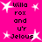 Pixelated text and star shapes on a bright pink background, with repeated phrases and animated sparkles.