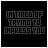 Animated text icon with purple and gray pixelated letters on black background, displaying 'I'M TIRED OF TRYING TO IMPRESS YOU' in a scrolling sequence.