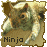 pixelated animal icons with text labels, featuring a squirrel-like creature in various poses and expressions