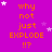 A static image with a bright purple background featuring repeated text and star shapes.