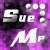 Animated icon with purple and black background, white text 'Sup' above 'M', and four dots in top-right corner changing from solid to hollow.