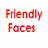 nine text-based icons arranged in three and three , each with distinct colors and fonts on a white background
