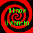 Four identical red and black spiral patterns with green text reading "U know U want to" arranged in a on a solid black background