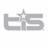 Gray pixelated text 'BTS' with a white star symbol replacing the letter 'T', set against a plain background.