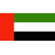 Static 50x50 pixel icon displaying the United Arab Emirates flag with red vertical stripe and horizontal green-white-black stripes on gray background.
