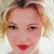 A pixelated image of a person with light brown hair and red lips on the left, next to green text reading 'Original Icons .com' on a dark green background.