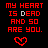 A 3x3 contact sheet of a pixel art animation showing red text and heart symbols changing across frames on a black background.