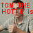 A four- shows a person in a light gray shirt with red text overlays , displaying sequential text and pose changes