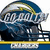 A pixelated image shows a football player in uniform with the number 21, an American flag, and text reading "GO BOLT" on a helmet.