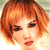 Pixelated image of a person with short reddish-brown hair and light skin, showing two side-by-side views with subtle facial expression differences.