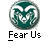 Two identical circular green-and-white ram head icons with