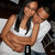 A four- shows a pixelated image of two people embracing, with text changing