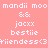 Pixelated text in white on a solid pink background, arranged in a -like pattern with repeated phrases and symbols