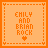 Two identical pixelated orange icons with dashed borders display 'EMILY AND BRIAN ROCK' text and a heart symbol.
