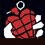 Red heart-shaped icon with white claw marks on dark background, text below changes from 'G' to 'Green' and further variations.