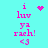Pixelated cyan background with pink text and symbols, showing animation changes between frames.