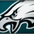 Pixelated eagle head in white and teal with black outlines on left, green text 'BLEED GREEN!' on right against black background.