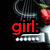 Red text on black background with pixelated strawberry and keyboard elements, showing sequential changes in labeled phrases.