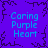 Static pixel art image with four identical text blocks on a purple background featuring dark branching patterns.