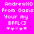 Pixelated text on bright pink background with repeated white and light purple elements.