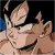 Pixelated close-up of a character with light skin, dark hair, and closed eyes against a dark background.