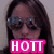 A four- shows a person with long dark hair and sunglasses, pink text reading HOTTS SHADES over the top , and a pink sneaker with <3 symbol in the bottom-left