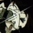 A 48x48 pixel animated buddy icon featuring a stylized anime character on the left and text elements on the right, displayed as a contact sheet with two frames showing sequential animation.
