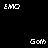Static black-and-white pixel art featuring repeated text labels and a gray rectangle, with one white box containing 'Dont label me' in stylized font.