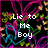 Pixelated animation with neon-colored heart outlines and floral patterns on a black background, displaying sequential text phrases.