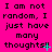 A static image with a bright pink background displaying repeated text in black pixelated font, each line ending with an exclamation mark and varying punctuation marks at the end of the phrase.