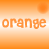 A static contact sheet of 10 animated frames showing a repeating orange gradient background with the word 'orange' in various styles and positions, featuring subtle dot patterns and light effects.