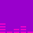 Purple background with pink horizontal bars of varying lengths arranged in two , resembling an audio equalizer display
