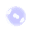 A sequence of pixelated light purple shapes with white highlights transitioning from circular to diamond and arrow forms on a gray background.