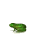 Animated contact sheet of a green frog performing a hopping sequence across 15 frames with subtle shadow effects on white background.