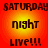 A static image with a red-to-yellow gradient background displaying repeated text elements in a pixelated font.