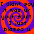 A static image with four identical showing red and purple spiral backgrounds overlaid with black pixelated text reading "I didn't say it was ur fault I just blamed u."