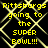 Yellow pixelated text on black background with yellow pattern, repeating 'Pittsburgs going to the SUPER BOWL!!!' in four identical sections