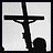 A 48x48 pixel grayscale buddy icon featuring a crucifixion scene with text reading "He died for me..." and "So I will live for Him." arranged in a contact sheet layout.